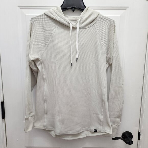 NWT Under Armour Women's Long Sleeve Waffle Hoodie Size S - Picture 4 of 9